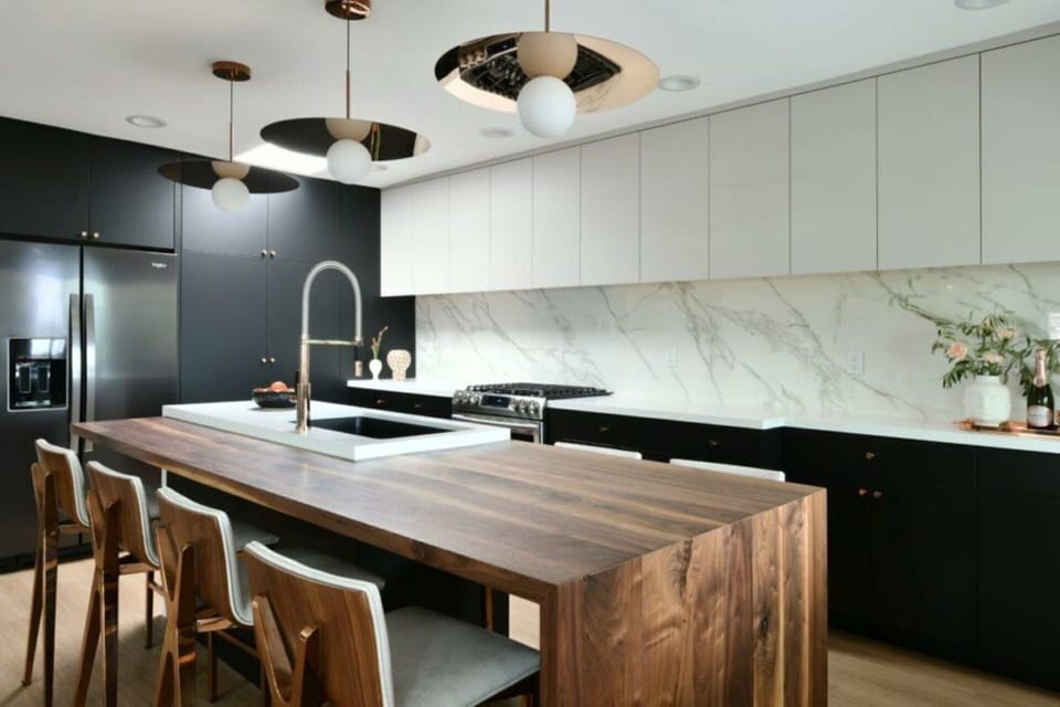 Villa | Private kitchen | Fridge, microwave, oven, stovetop