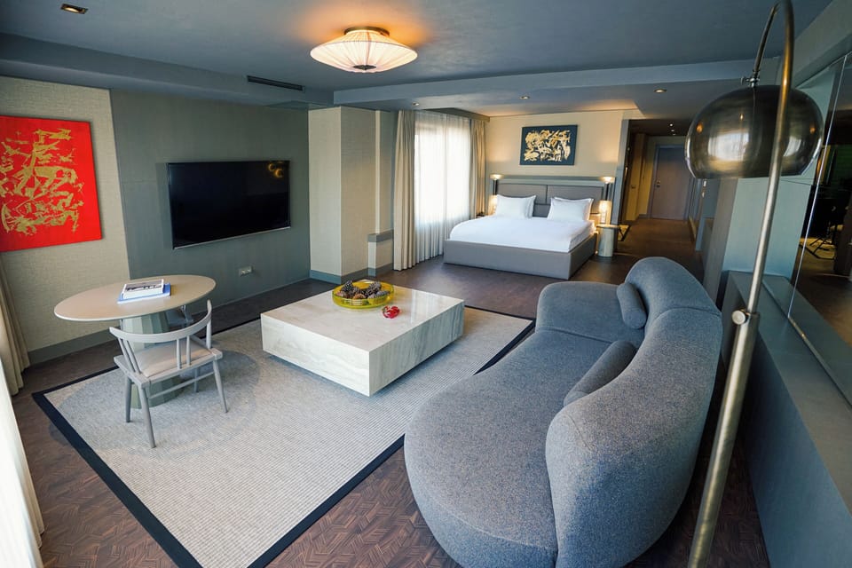 Presidential Double Room | Egyptian cotton sheets, premium bedding, memory foam beds, minibar