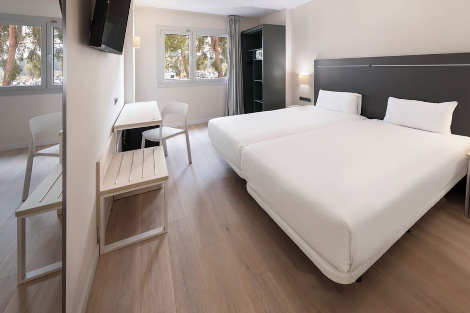 Twin Room | Down comforters, in-room safe, soundproofing, iron/ironing board