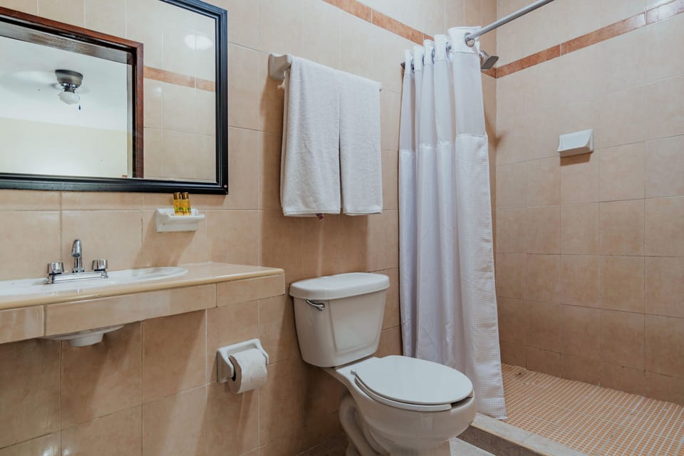 Shower, towels