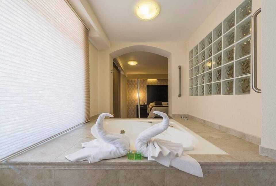 JR Suite | Bathroom | Free toiletries, hair dryer, towels