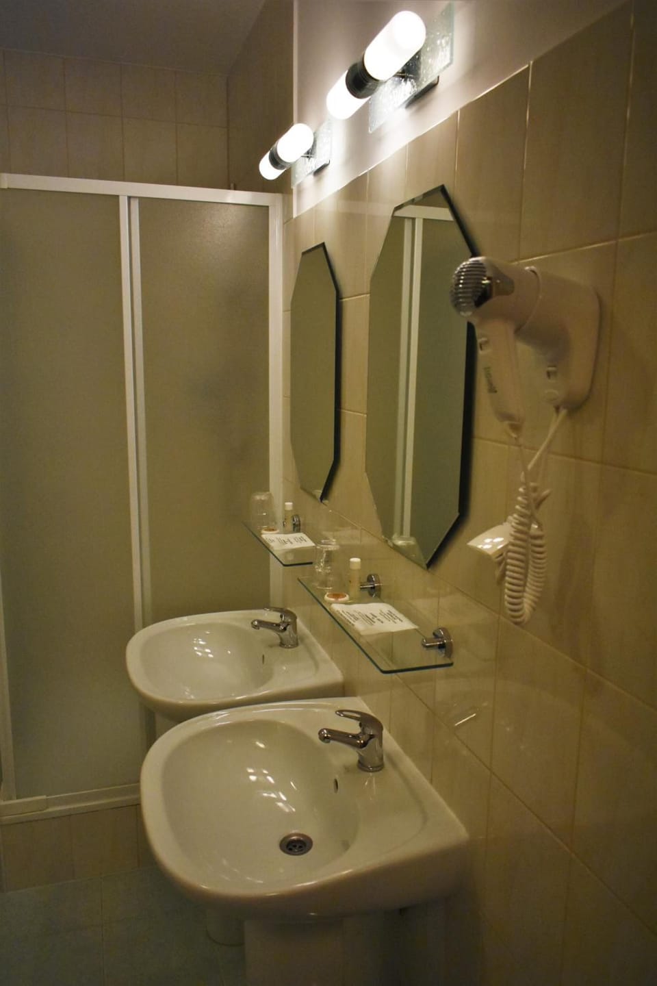 Free toiletries, hair dryer, towels