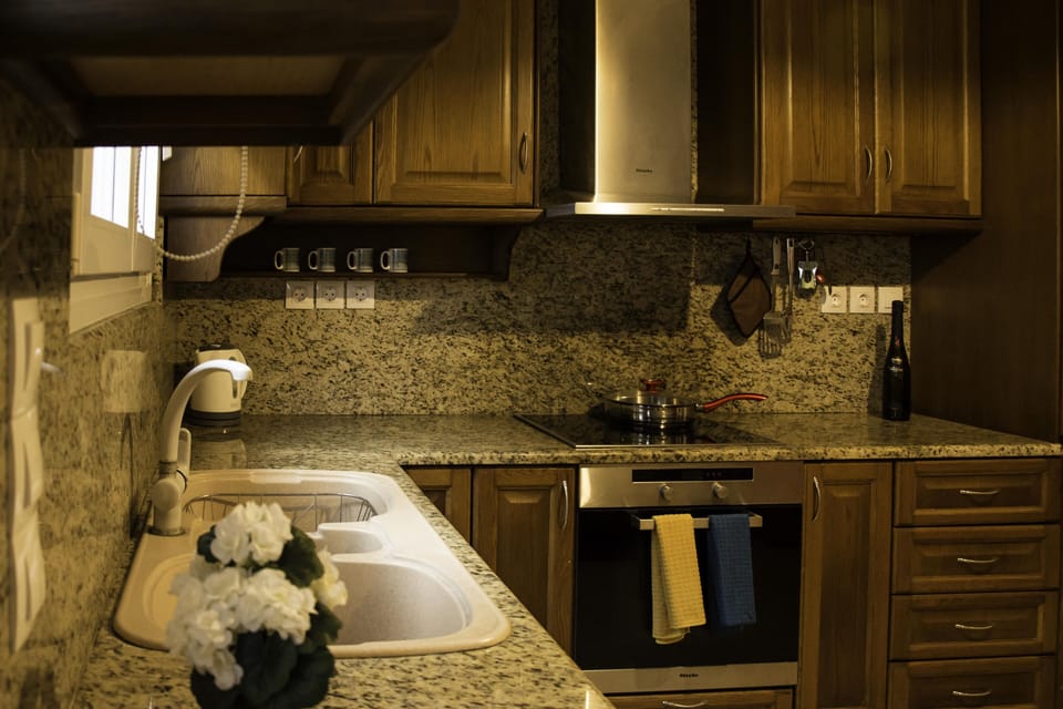 Villa | Private kitchen | Fridge, oven, espresso maker, electric kettle