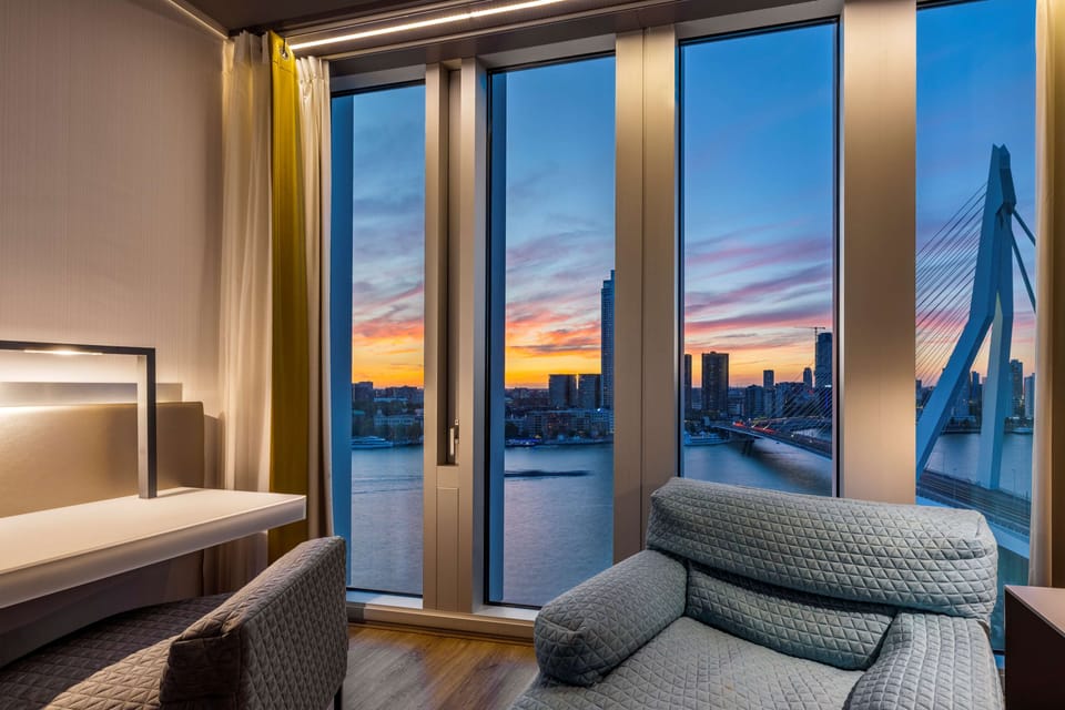 Nhow Premium Room, Skyline View | In-room safe, desk, soundproofing, free cribs/infant beds