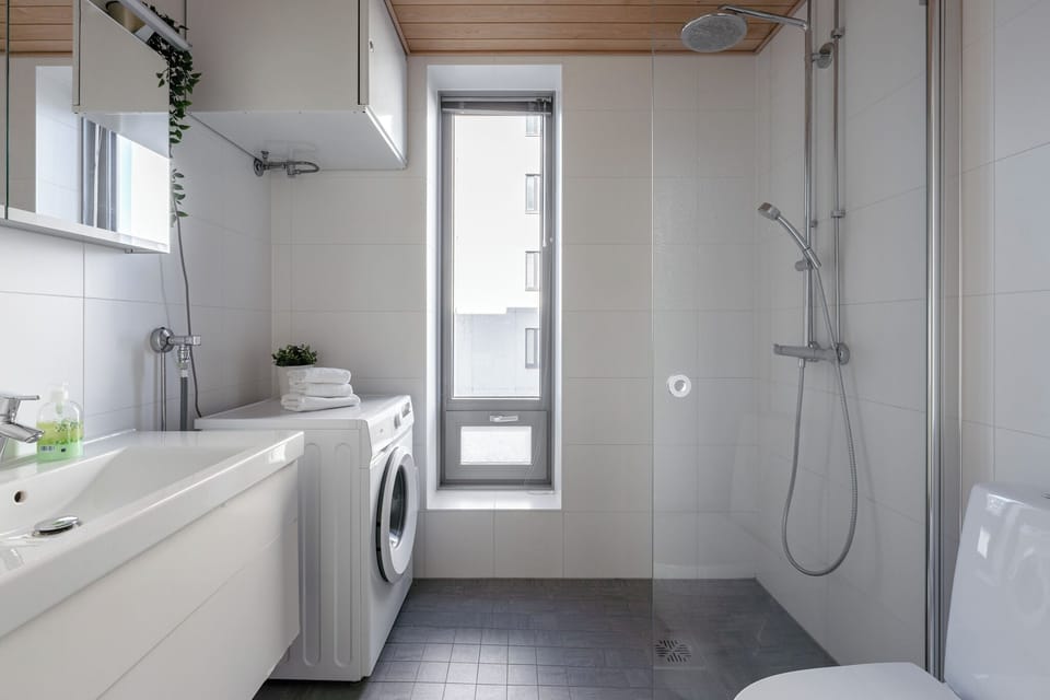 New 1BR Home with Balcony next to Railway Station Apartment in Finland