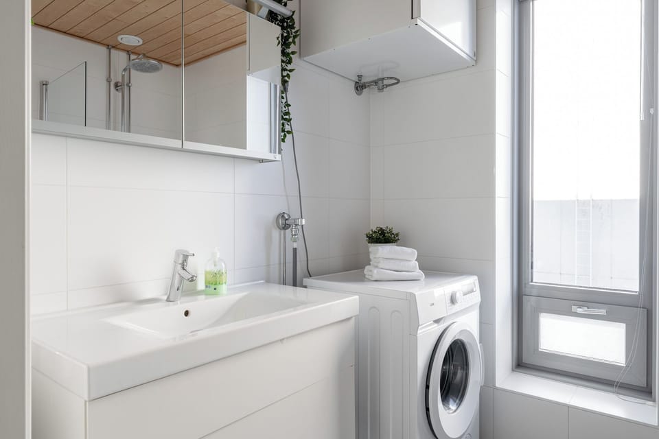 New 1BR Home with Balcony next to Railway Station Apartment in Finland