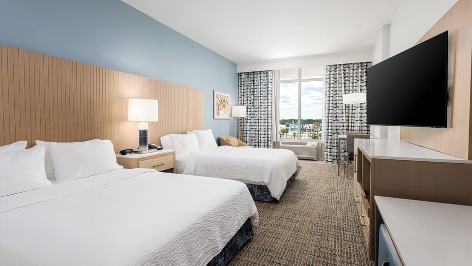 In-room safe, desk, blackout drapes, iron/ironing board