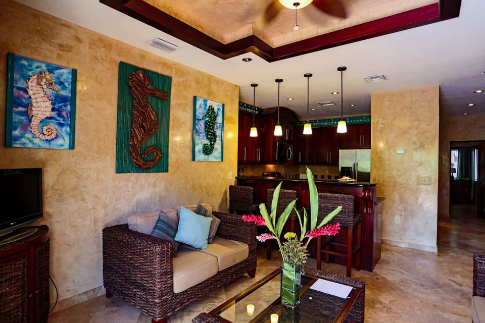 One Bedroom Garden View | Living area | LCD TV