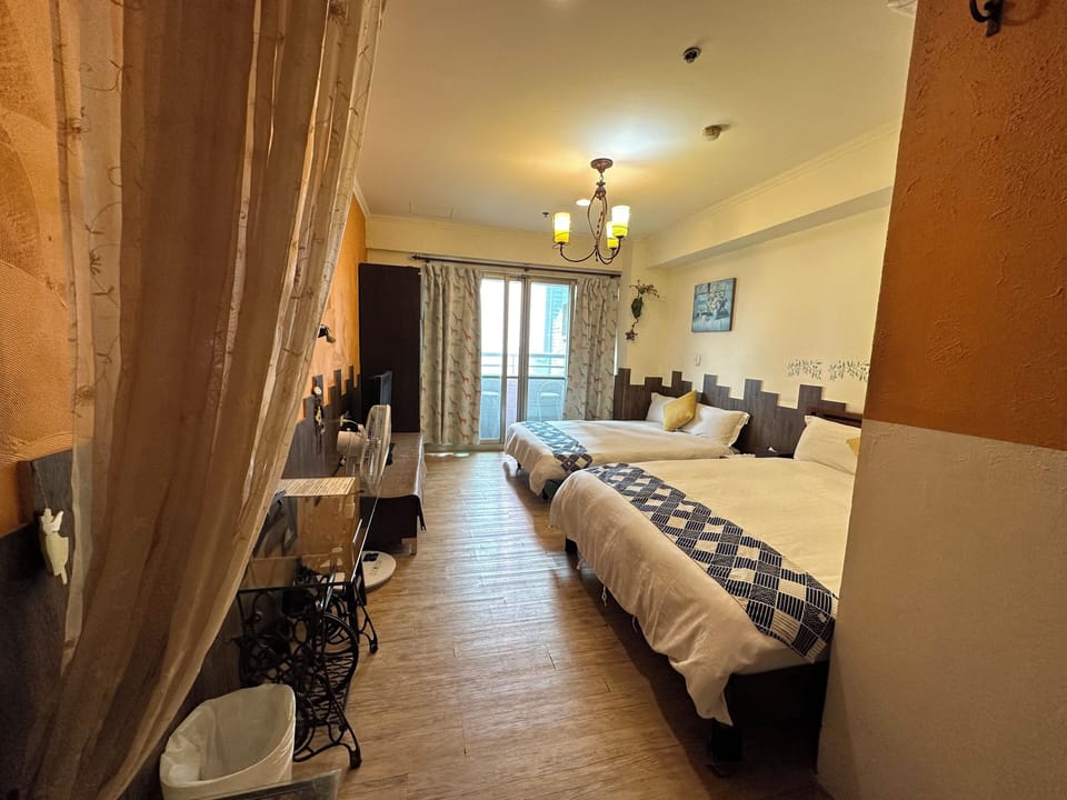 Standard Quadruple Room, 2 Double Beds | Down comforters, individually decorated, individually furnished, desk