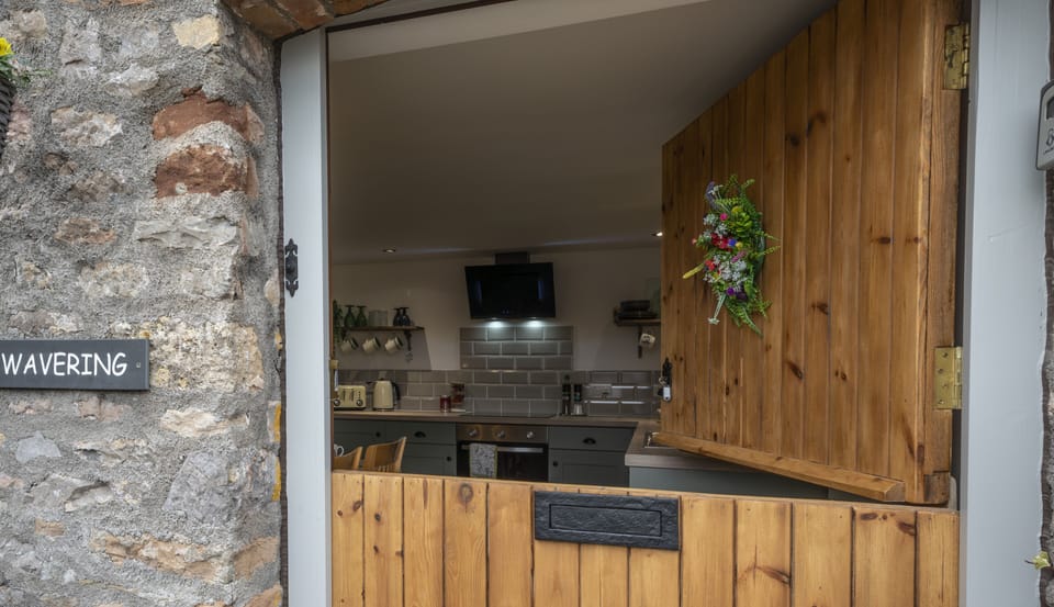 Fridge, microwave, electric kettle, toaster