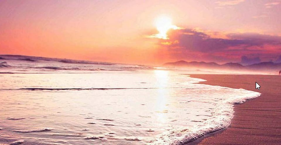 On the beach, beach towels