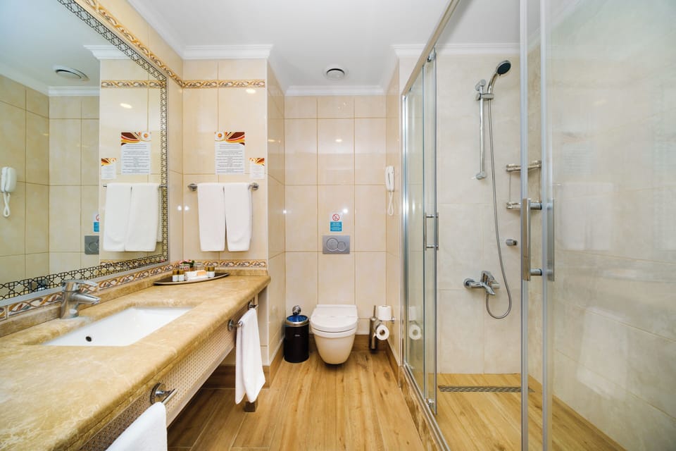 Bathtub, hair dryer