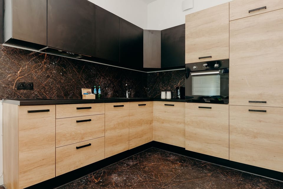 Classic Apartment | Private kitchen | Full-size fridge, oven, stovetop, dishwasher
