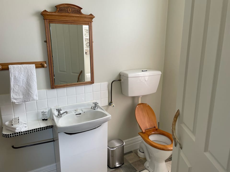 Shower, free toiletries, hair dryer, bathrobes