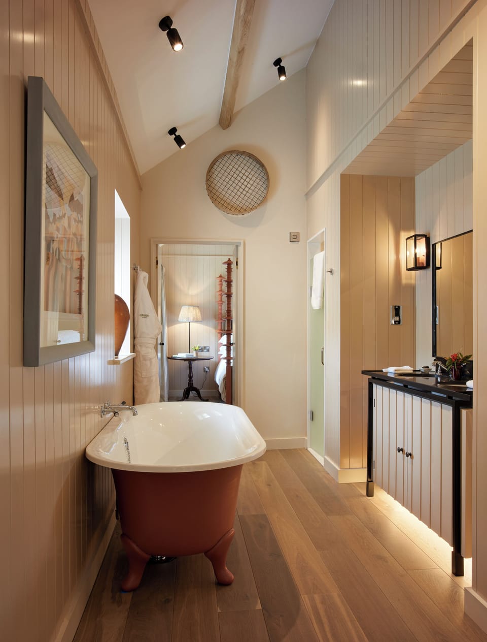 Free toiletries, hair dryer, bathrobes, slippers