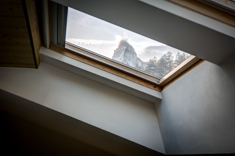 Luxury Chalet, 2 Bedrooms, Mountain View | View from room