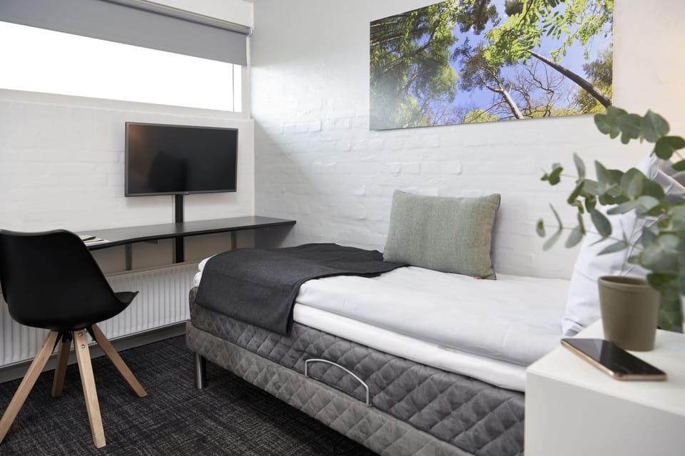 Single Room | Hypo-allergenic bedding, desk, iron/ironing board, free WiFi