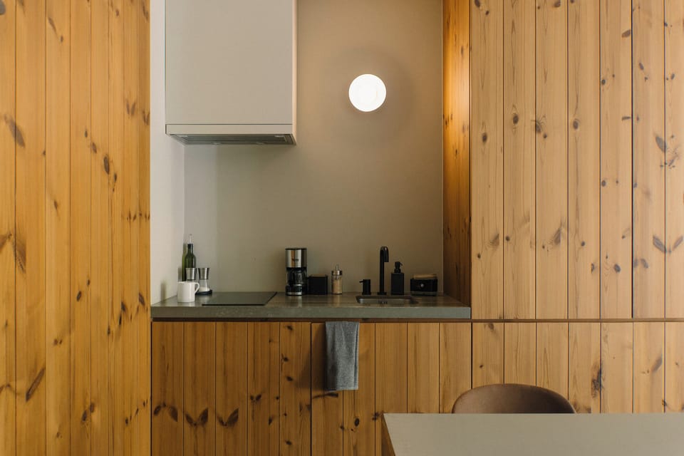 Studio, Garden View | Private kitchen