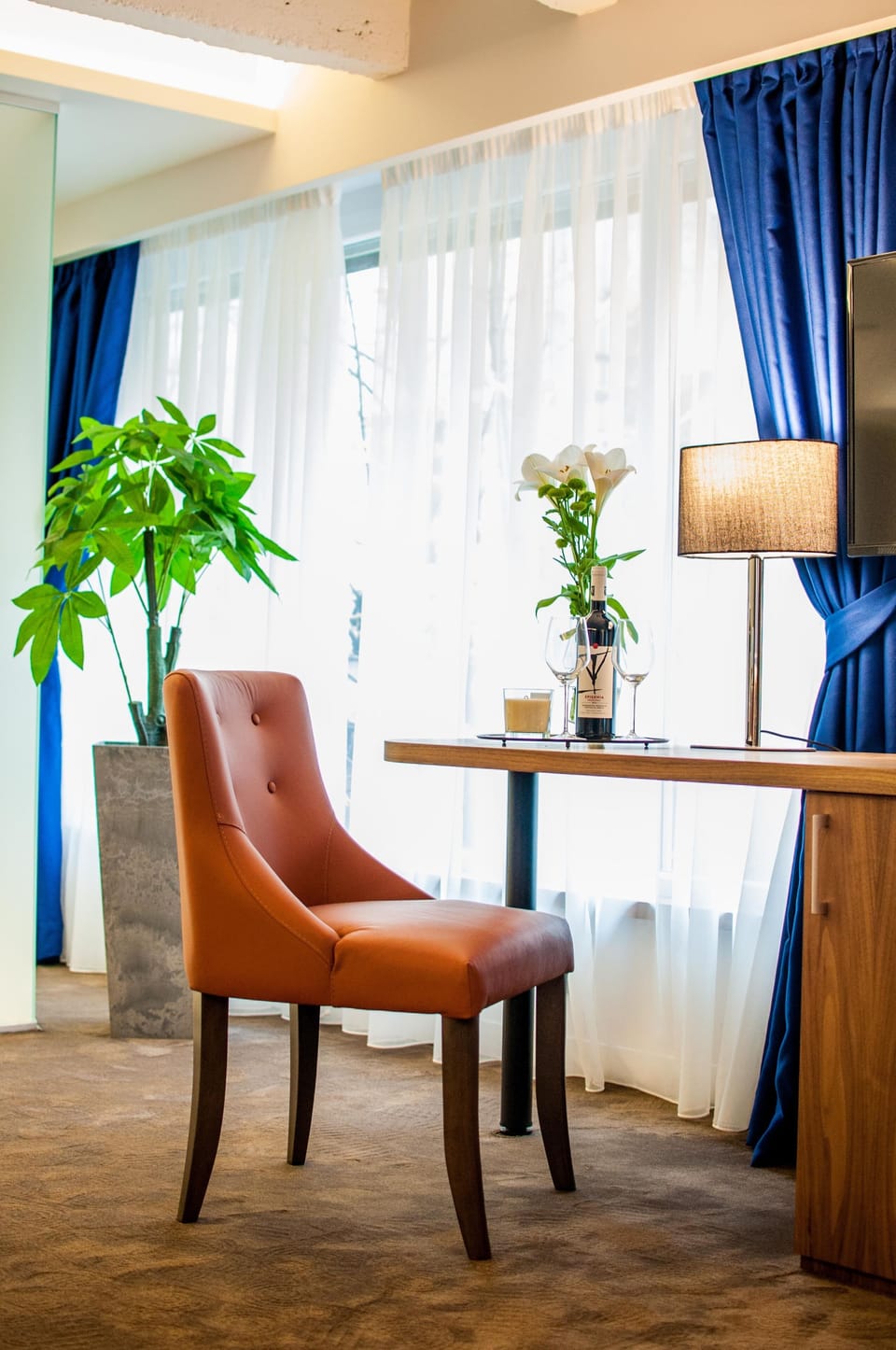 Deluxe Apartment | Living area | 32-inch LCD TV with cable channels, TV