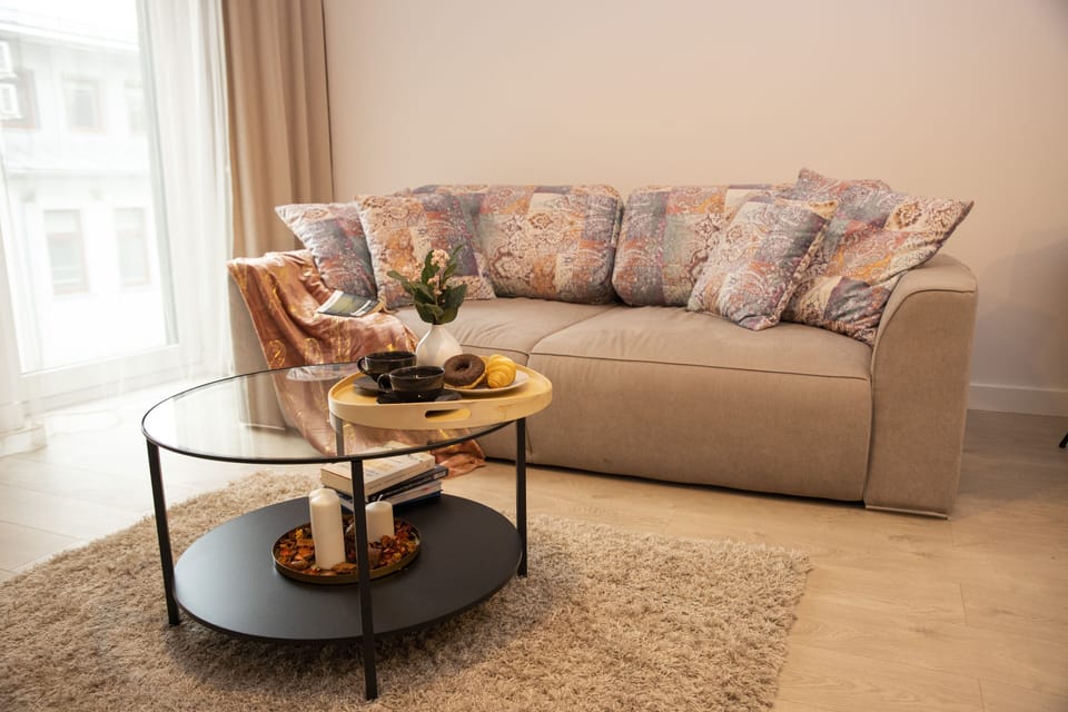 Design Apartment | Living room | 50-inch Smart TV with digital channels, TV