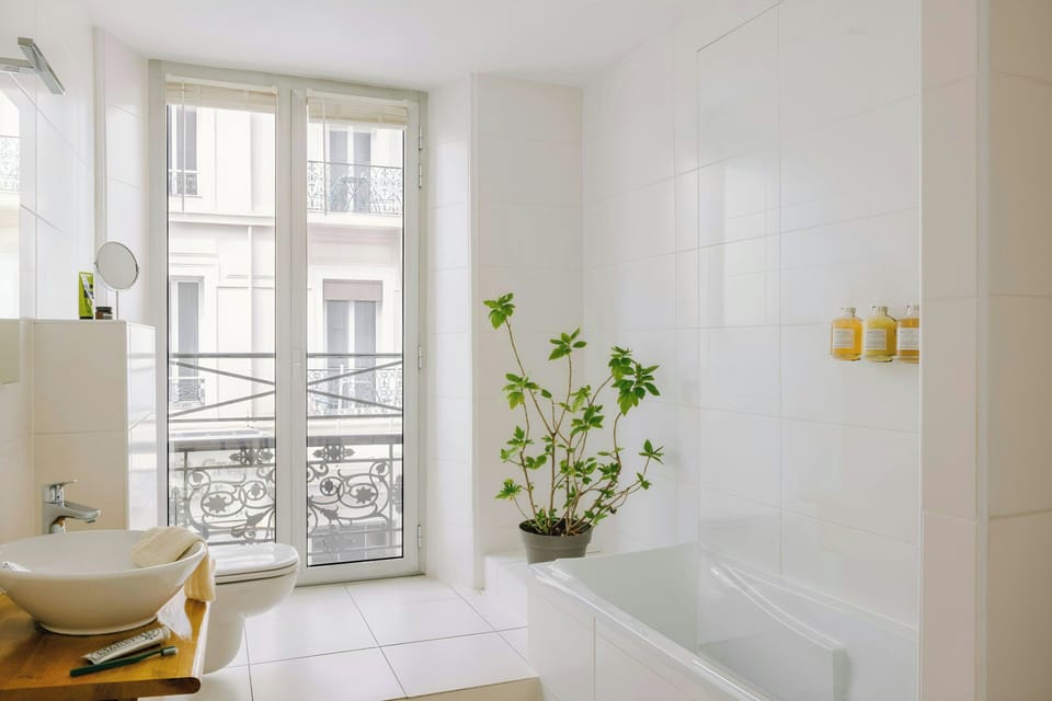 Free toiletries, hair dryer, towels, soap