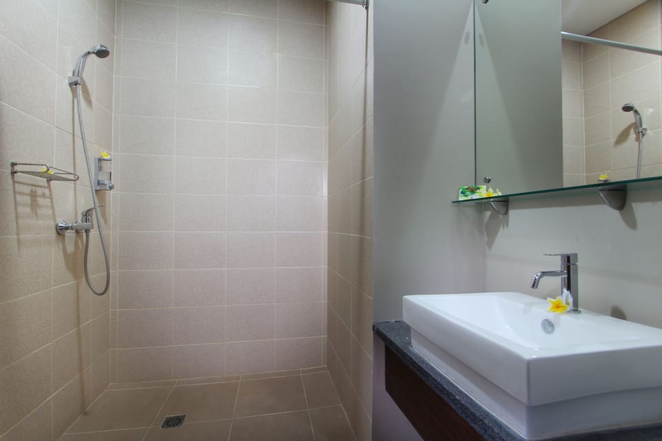 Deluxe Room | Bathroom | Shower, free toiletries, bidet, towels