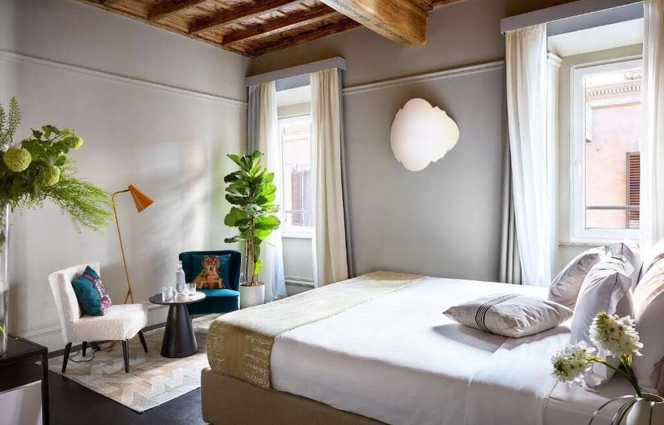 Apartment, 2 Bedrooms, Annex Building (Via di Campo Marzio 24) | Premium bedding, minibar, in-room safe, desk