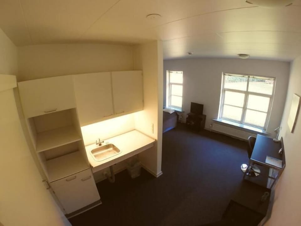 Shared fridge, highchair