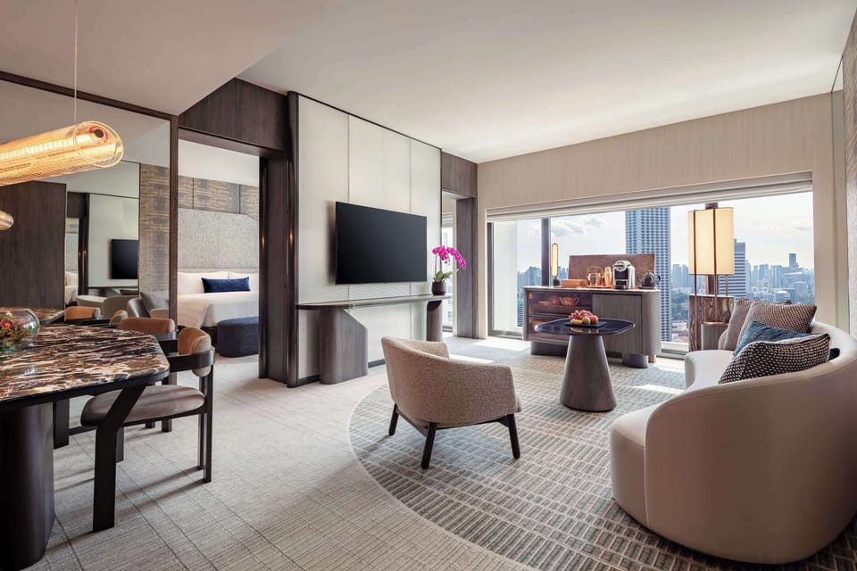 Premium bedding, minibar, in-room safe, desk