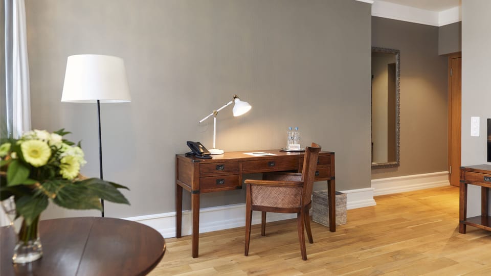 Signature Double Room | Premium bedding, minibar, in-room safe, desk