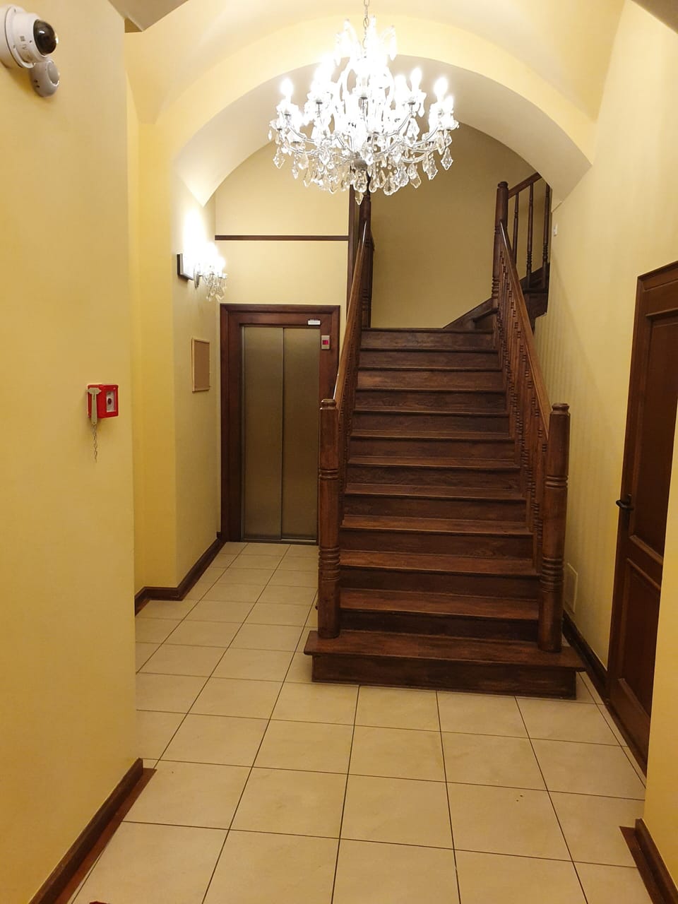 Interior entrance