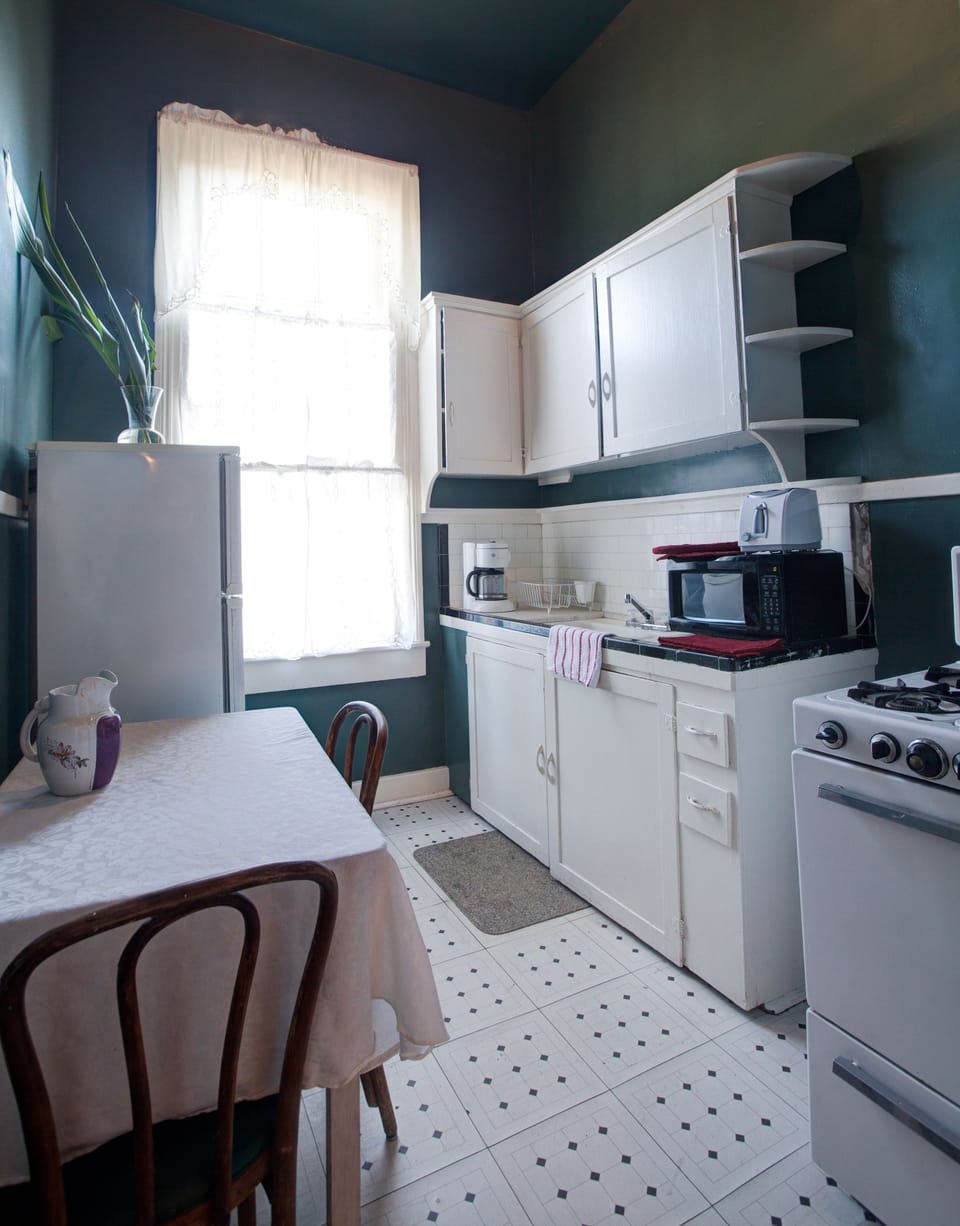 Deluxe 2 Bedroom Suite with Balcony: The William Bell (2nd Floor) | Private kitchen | Mini-fridge