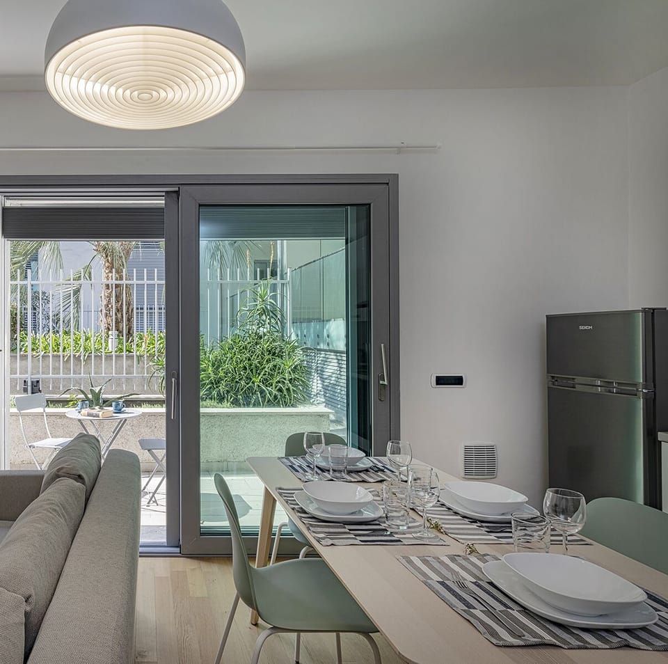 Grand Apartment | Living area | 24-inch flat-screen TV with digital channels, TV