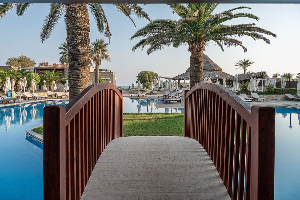 2 outdoor pools, open 10:00 AM to 6:00 PM, pool umbrellas, sun loungers