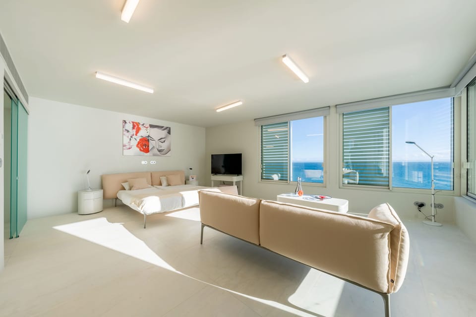 Panoramic Apartment, 1 Bedroom | Living area | Flat-screen TV