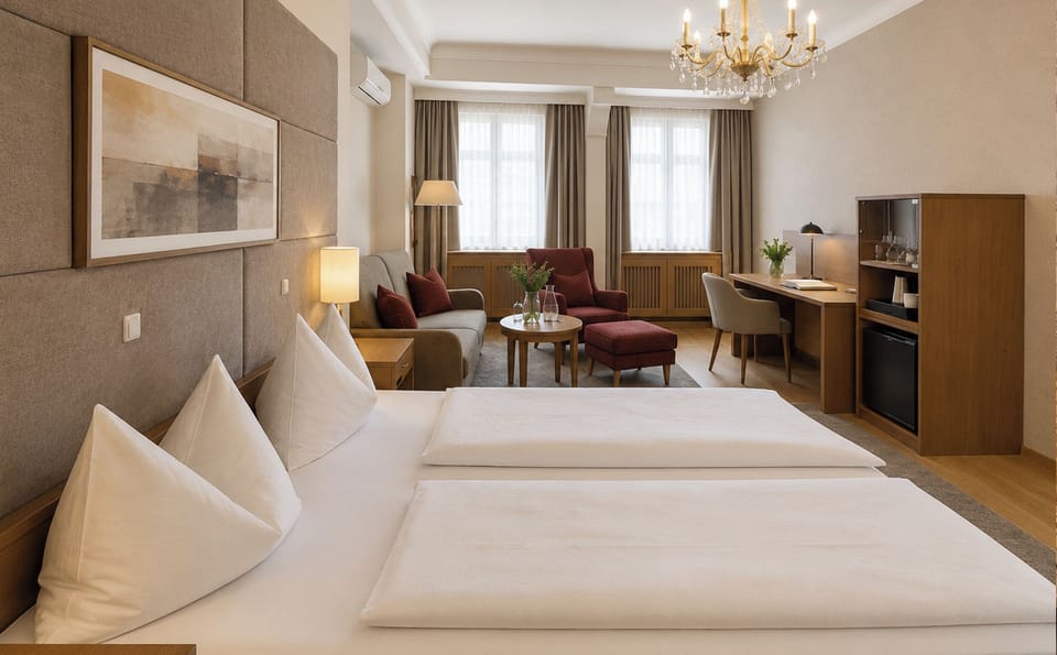 Junior Suite, 1 Double Bed (DORMERO) | Hypo-allergenic bedding, in-room safe, individually decorated