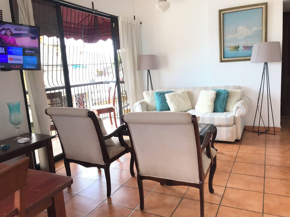 Condo, 2 Bedrooms, Smoking, Balcony | Living area | TV