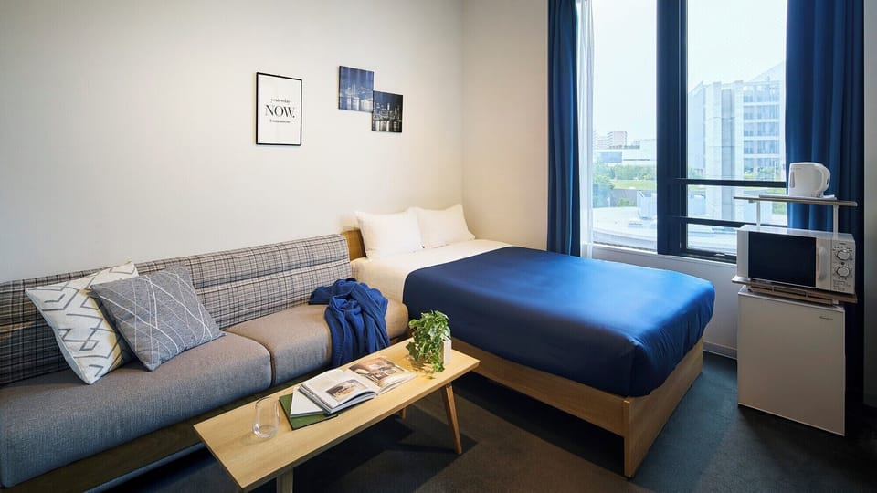 Theater Double, Non Smoking | Soundproofing, free WiFi, bed sheets