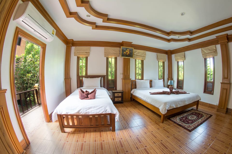 Family Garden Villa | Minibar, in-room safe, rollaway beds, free WiFi