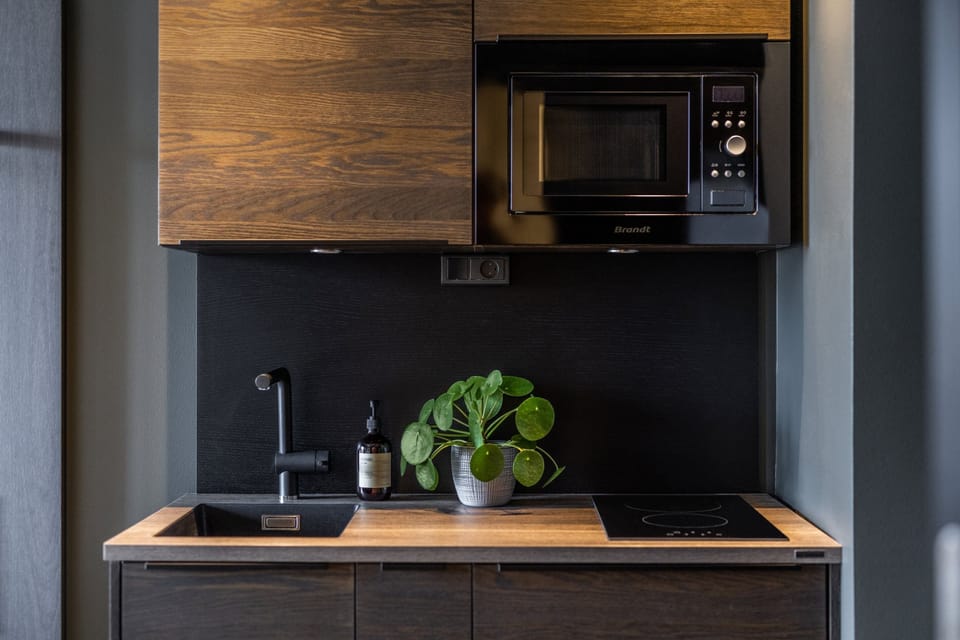 Studio, 1 Double Bed, Kitchenette | Private kitchenette