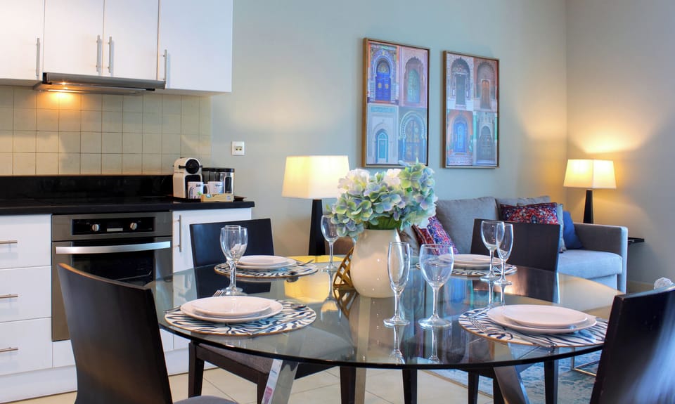 Classic Apartment | Living area | 55-inch LCD TV with cable channels, TV