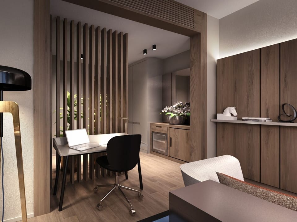 Presidential Suite, 1 King Bed | Minibar, in-room safe, blackout drapes, iron/ironing board