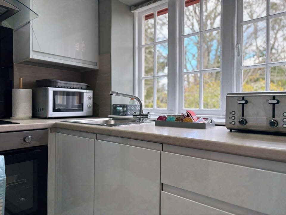 Luxury Apartment, Private Bathroom | Private kitchen | Highchair