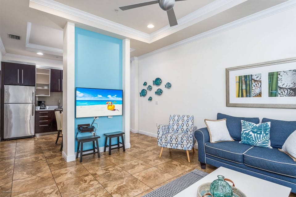 Condo (Beach Club at Siesta Key Poolside D) | Living room | Smart TV