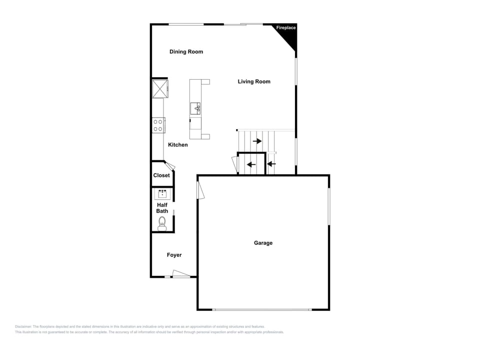 Townhome, 4 Bedrooms | Floor plan
