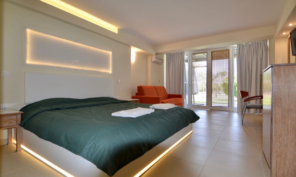 Family Double Room, Pool Access, Pool View | View from room