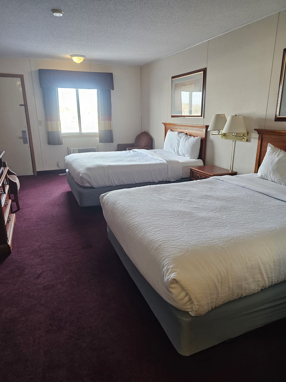Standard Room, 2 Queen Beds | Desk, iron/ironing board, free WiFi, bed sheets