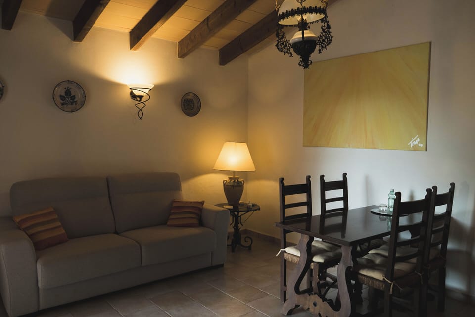 Standard Apartment, Terrace | Living area | 50-inch flat-screen TV with satellite channels