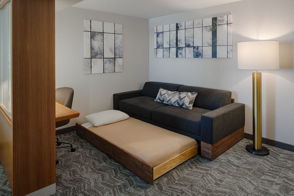 In-room safe, desk, iron/ironing board, free cribs/infant beds