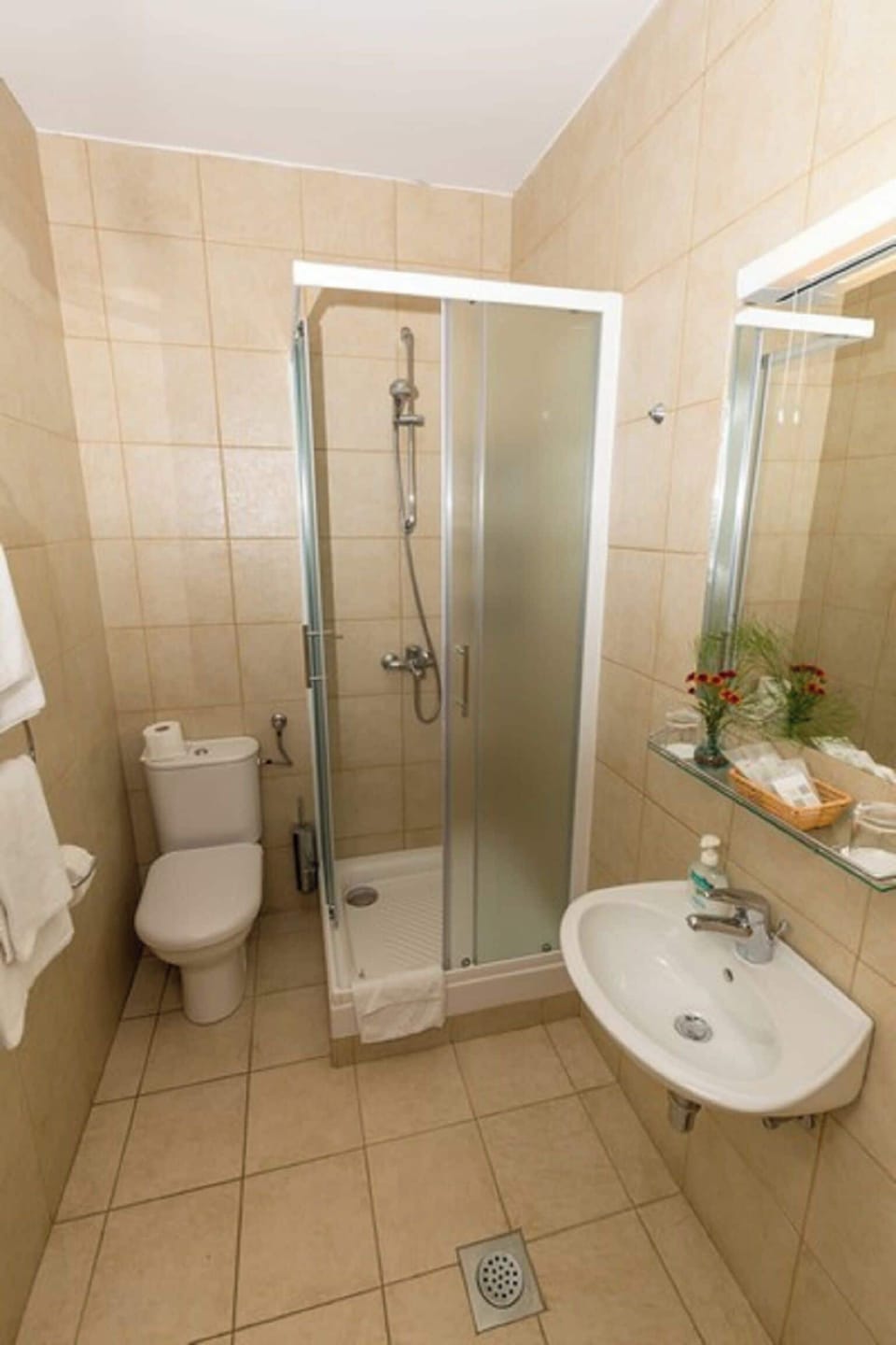Shower, towels